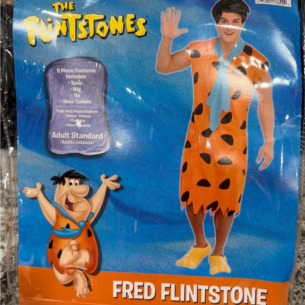 Fred Flintstone Costume - Orange
